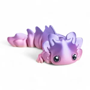 3d printed baby Axolotl fidget toy for kids.