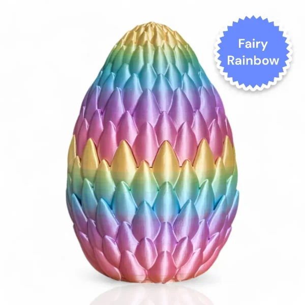 Dragon's Egg in Fairy Rainbow Filament